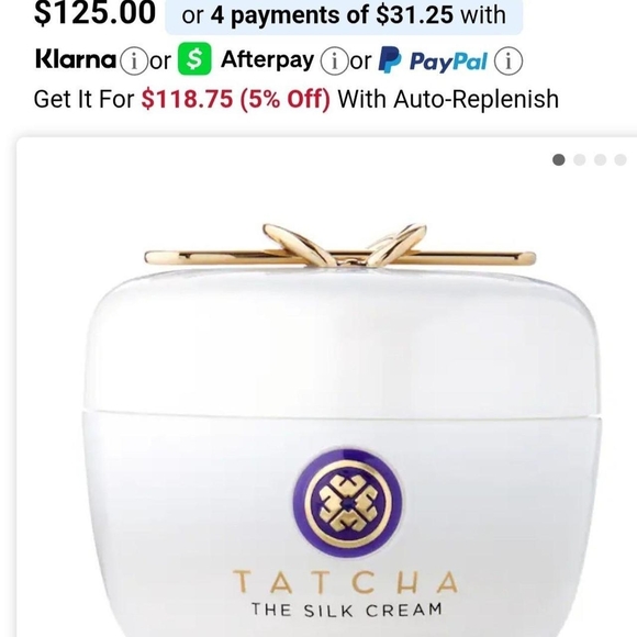Tatcha The Silk Cream - Elegant White and Gold Skincare - Picture 5 of 9
